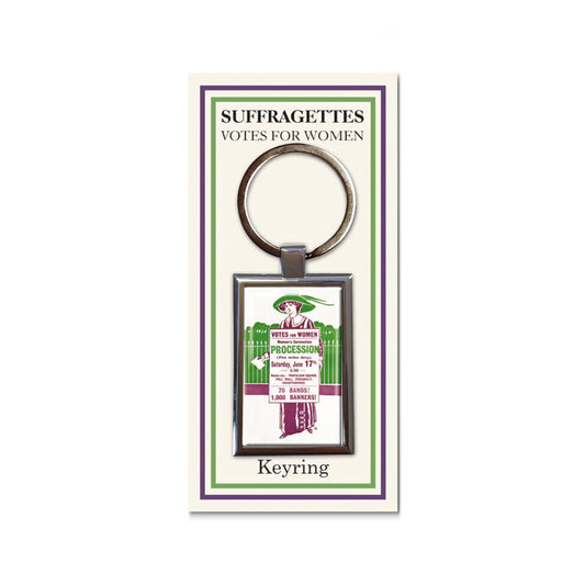 Suffragette Coronation Keyring