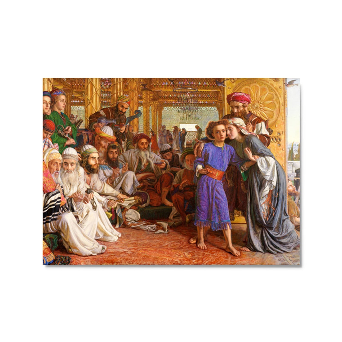 Finding of the Saviour in the Temple Postcard