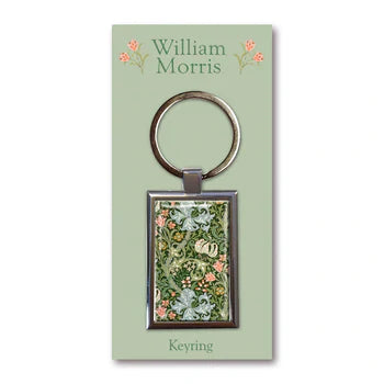 Golden Lily Metal Keyring