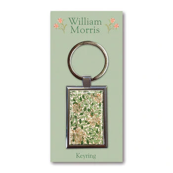 Honeysuckle Metal Keyring