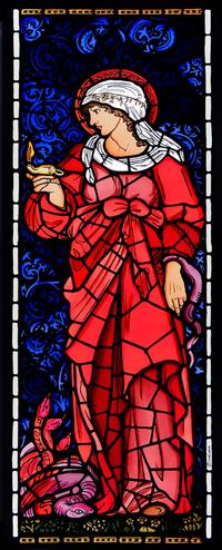 William Morris Faith Window Cling